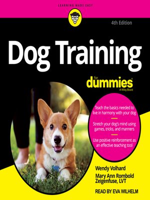 cover image of Dog Training For Dummies